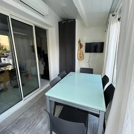 度假居 Aux Ayguades, Pavillon Confort Proche Plage, Terrasse Et Wifi 格吕桑